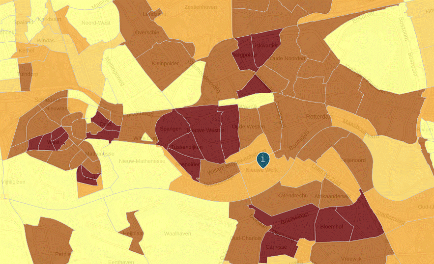 Rotterda: Hier is het risico door loden leidingen het grootst